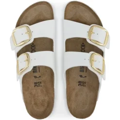 BIRKENSTOCK CIABATTA ARIZONA BIG BUCKLE 1019818 BIANCO NARROW FIT