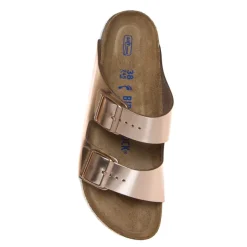 BIRKENSTOCK CIABATTA ARIZONA 952093 METALLIC COOPER NARROW FIT