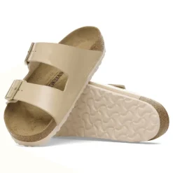 BIRKENSTOCK CIABATTA ARIZONA 1013070 PATENT SAND NARROW FIT