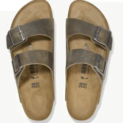BIRKENSTOCK CIABATTA ARIZONA 1027039 FADED KHAKI NARROW FIT