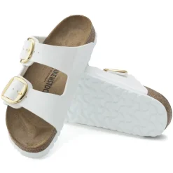 BIRKENSTOCK CIABATTA ARIZONA BIG BUCKLE 1019818 BIANCO NARROW FIT