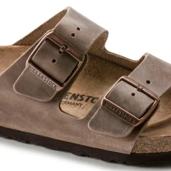 BIRKENSTOCK CIABATTA ARIZONA 352203 OILED TABACCO NARROW FIT