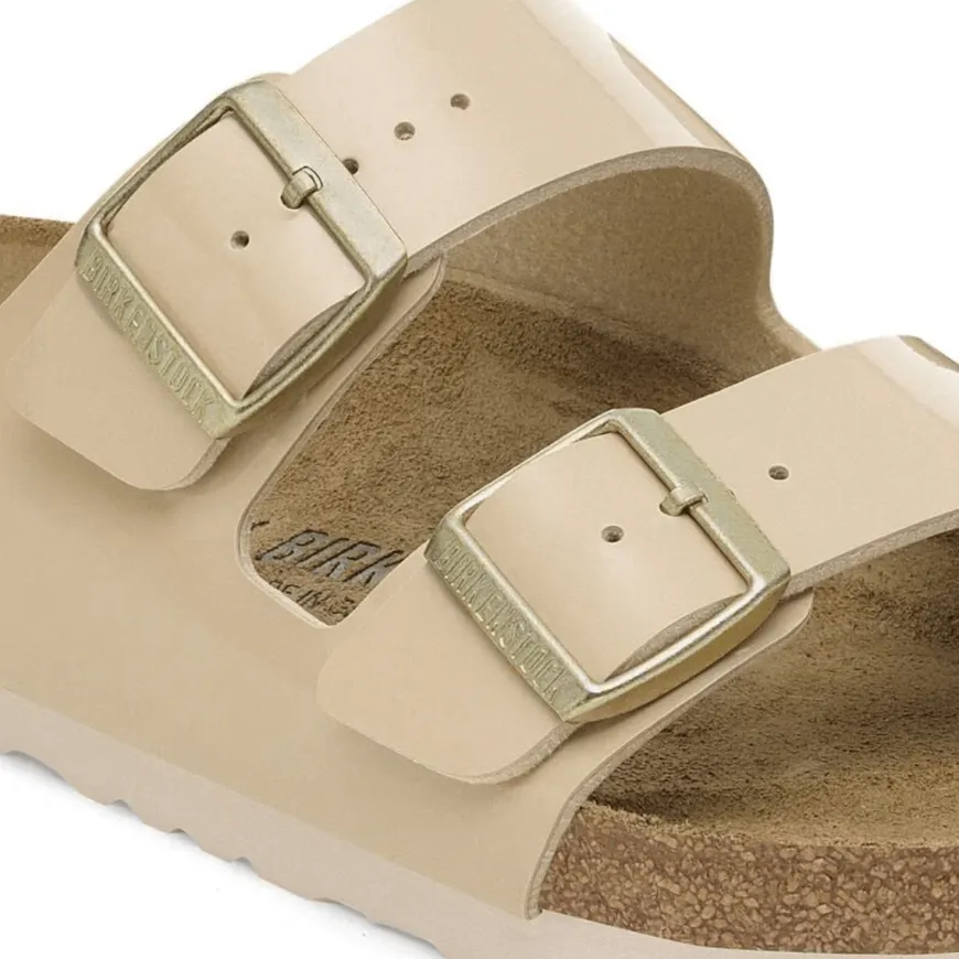 BIRKENSTOCK CIABATTA ARIZONA 1013070 PATENT SAND NARROW FIT
