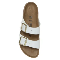 BIRKENSTOCK CIABATTA ARIZONA 1005294 VERNICE BIANCO NARROW FIT