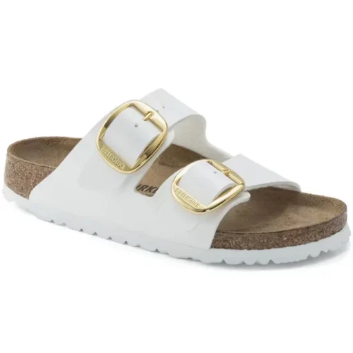 BIRKENSTOCK CIABATTA ARIZONA BIG BUCKLE 1019818 BIANCO NARROW FIT