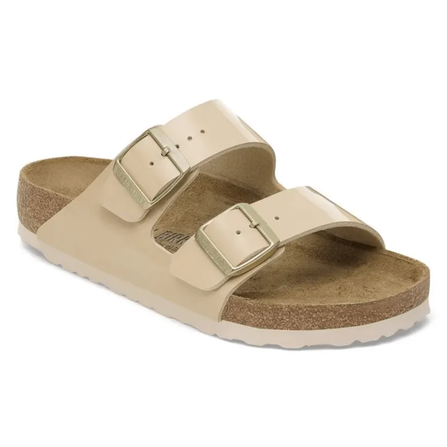 BIRKENSTOCK CIABATTA ARIZONA 1013070 PATENT SAND NARROW FIT