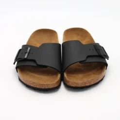 BIRKENSTOCK CIABATTA CATALINA 1026473 NERO NARROW FIT