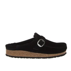 BIRKENSTOCK CIABATTA DONNA 1018126 BUCKLEY SHEARLING NERO