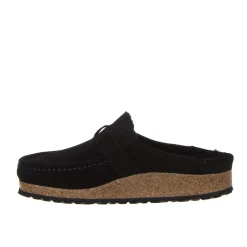 BIRKENSTOCK CIABATTA DONNA 1018126 BUCKLEY SHEARLING NERO