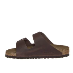 BIRKENSTOCK CIABATTA DONNA ARIZONA SOFT 452763 OILED MARRONE NARROW FIT