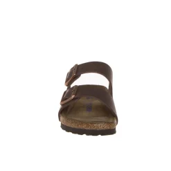 BIRKENSTOCK CIABATTA DONNA ARIZONA SOFT 452763 OILED MARRONE NARROW FIT
