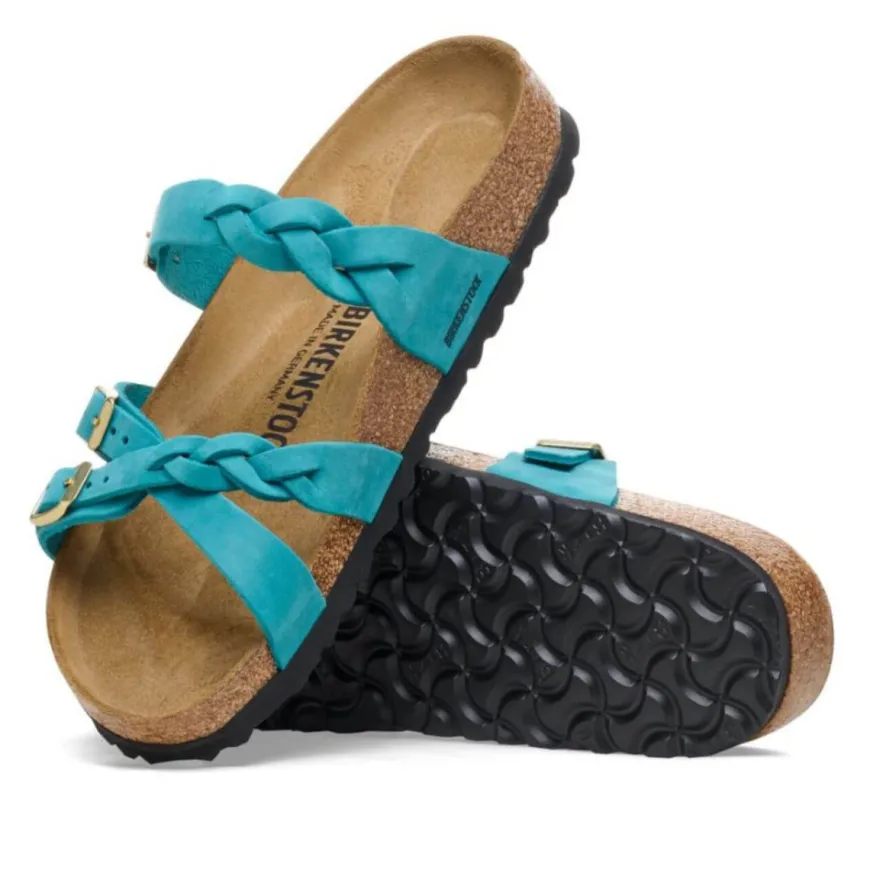 BIRKENSTOCK CIABATTA FRANCA BRAIDED 1026305 BISCAY BAY NARROW FIT