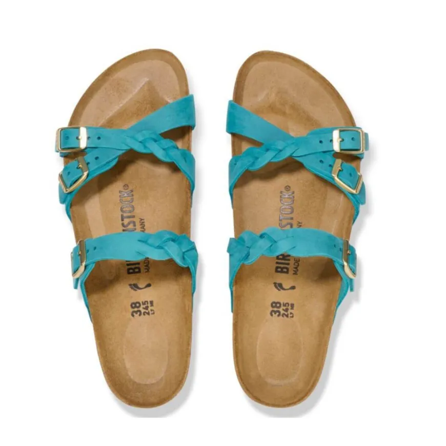 BIRKENSTOCK CIABATTA FRANCA BRAIDED 1026305 BISCAY BAY NARROW FIT