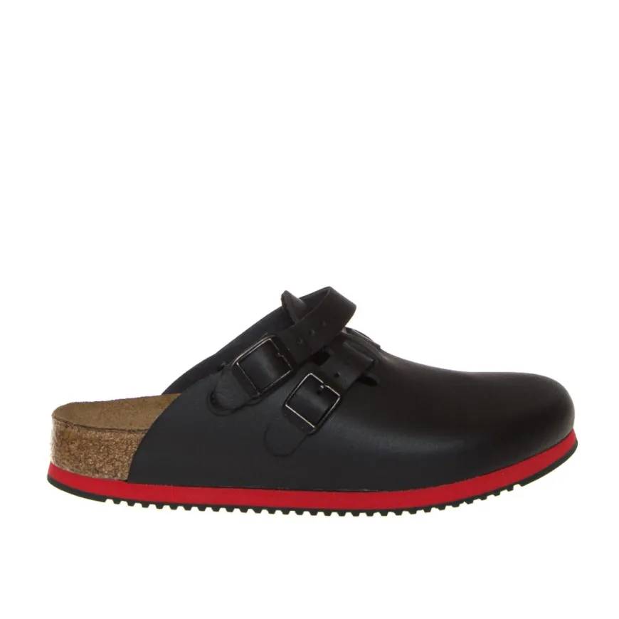 BIRKENSTOCK CIABATTA KAY PROF SOFT 582636 NERO NARROW FIT