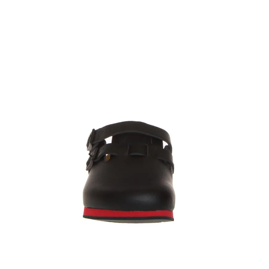 BIRKENSTOCK CIABATTA KAY PROF SOFT 582636 NERO NARROW FIT