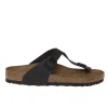 BIRKENSTOCK INFRADITO GIZEH 43691 NERO REGULAR FIT