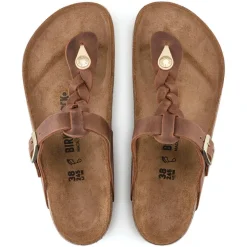 BIRKENSTOCK INFRADITO GIZEH BRAIDED 1021355 COGNAC REGULAR FIT
