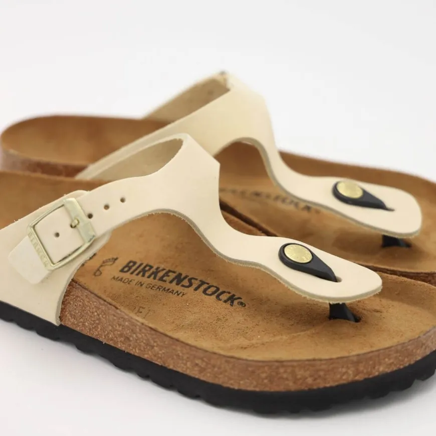BIRKENSTOCK INFRADITO GIZEH 1026558 ECRU REGULAR FIT