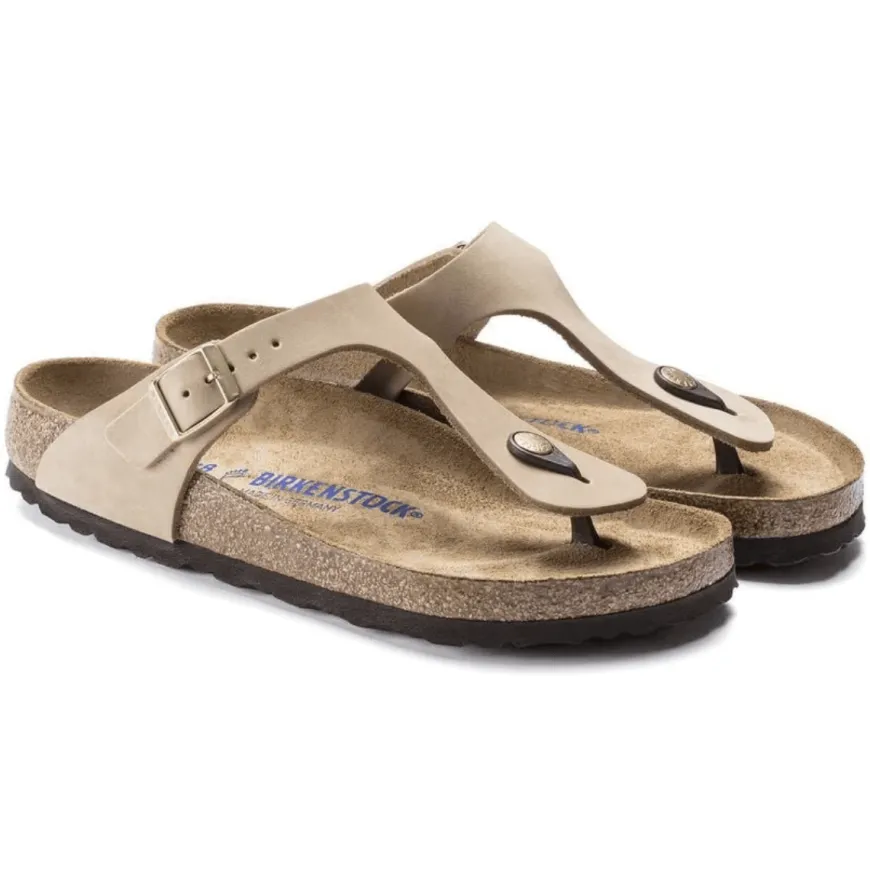 BIRKENSTOCK INFRADITO GIZEH SOFT 1018999 SANDCASTLE REGULAR FIT