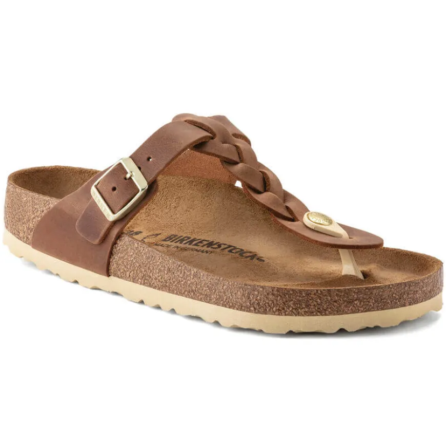 BIRKENSTOCK INFRADITO GIZEH BRAIDED 1021355 COGNAC REGULAR FIT