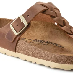 BIRKENSTOCK INFRADITO GIZEH BRAIDED 1021355 COGNAC REGULAR FIT
