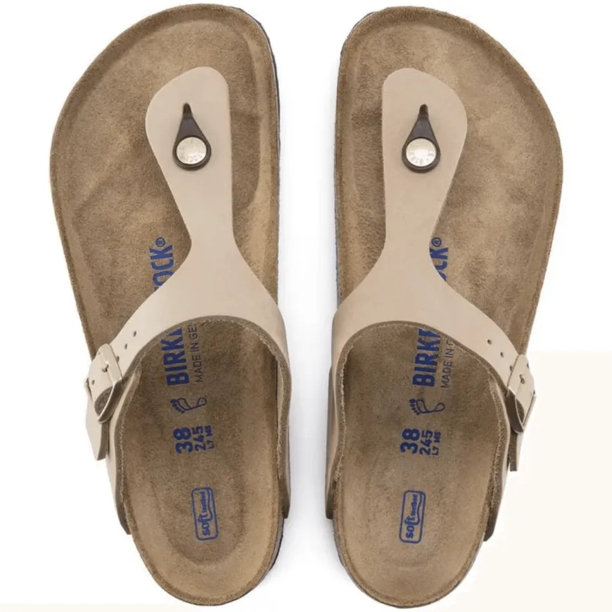 BIRKENSTOCK INFRADITO GIZEH SOFT 1018999 SANDCASTLE REGULAR FIT