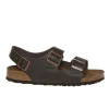 BIRKENSTOCK SANDALO MILANO 034103 DARK BROWN NARROW FIT