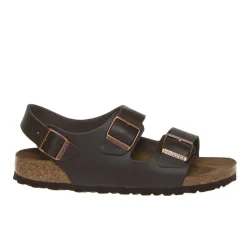 BIRKENSTOCK SANDALO MILANO 034103 DARK BROWN NARROW FIT