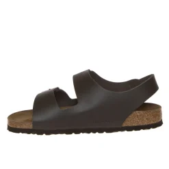 BIRKENSTOCK SANDALO MILANO 034103 DARK BROWN NARROW FIT