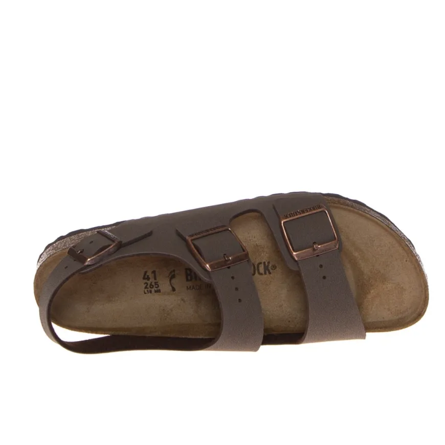 BIRKENSTOCK SANDALO MILANO 0634503 MOCCA NARROW FIT