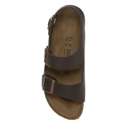 BIRKENSTOCK SANDALO MILANO 034103 DARK BROWN NARROW FIT