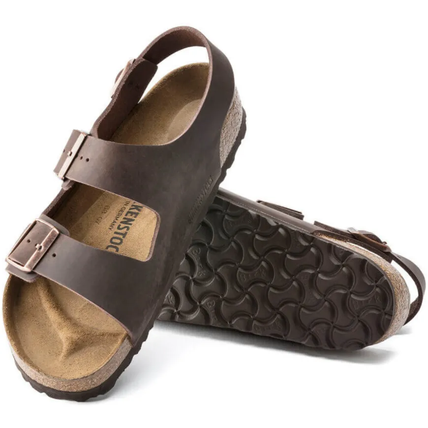 BIRKENSTOCK SANDALO MILANO 034873 HABANA NARROW FIT