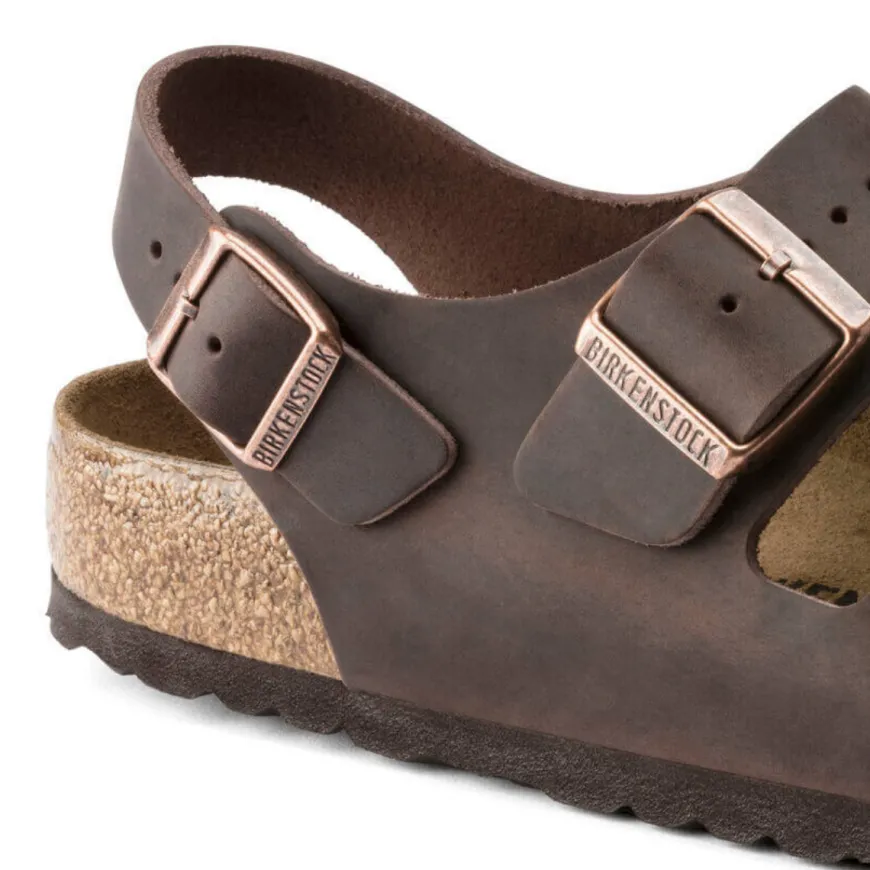 BIRKENSTOCK SANDALO MILANO 034873 HABANA NARROW FIT