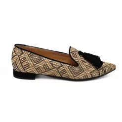 BOTTEGA LOTTI BALLERINA 521T151 INTRECCIO NERO