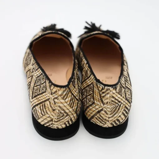 BOTTEGA LOTTI BALLERINA 521T151 INTRECCIO NERO