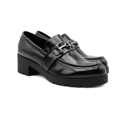 BOTTEGA LOTTI MOCASSINO TACCO 224024 NERO