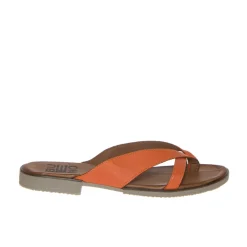 BUENO Y2507 INFRADITO FASCE PELLE ARANCIONE