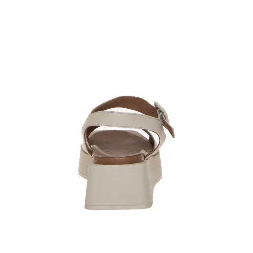 BUENO Y5900 SANDALO PLATFORM PELLE BEIGE