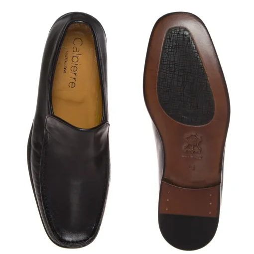 CALPIERRE 4200 MOCASSINO UOMO PELLE NERO