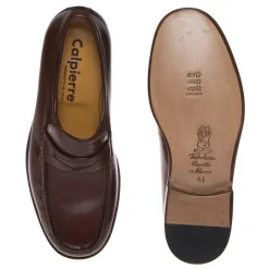 CALPIERRE 4603 MOCASSINO UOMO PELLE MARRONE
