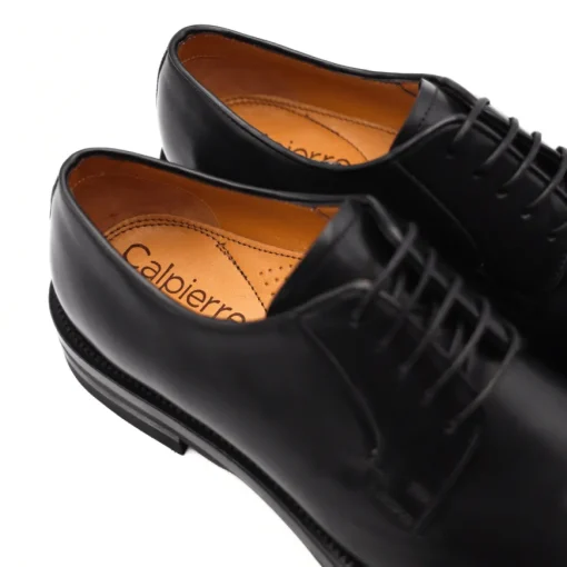 CALPIERRE STRINGATA BH132 DERBY NERO