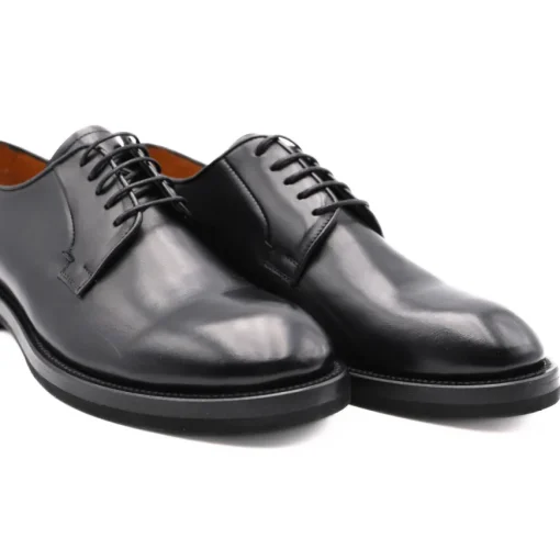 CALPIERRE STRINGATA BH132 DERBY NERO