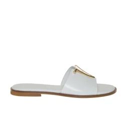 CARYATIS CIABATTA 6428 PELLE BIANCO