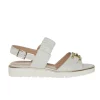 CINZIA VALLE 9652 SANDALO ELASTICO BIANCO