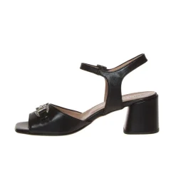 CINZIA VALLE 9673 SANDALO NERO MORSETTO
