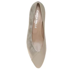 CINZIA VALLE BALLERINA 9572 BEIGE LAMINATO