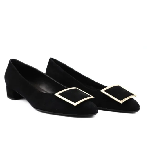 CINZIA VALLE DECOLLETE 9746 ACCESSORIO NERO