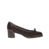 CINZIA VALLE DECOLLETE DONNA 8755 PUNTA VERNICE MARRONE