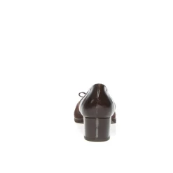 CINZIA VALLE DECOLLETE DONNA 8755 PUNTA VERNICE MARRONE