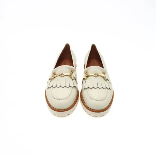CINZIA VALLE MOCASSINO 9880 BIANCO